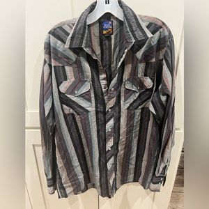 Rock Canyon vintage snap button shirt